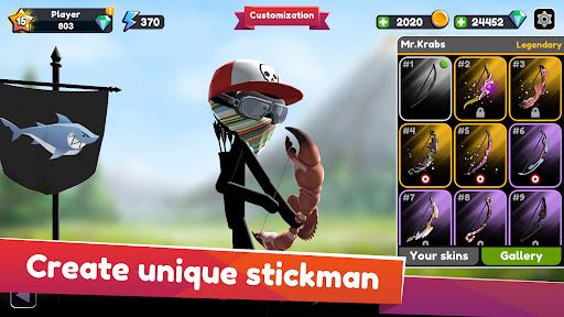 Stickman Archer online - استیکمن آرچر آنلاین - عکس بازی موبایلی اندروید