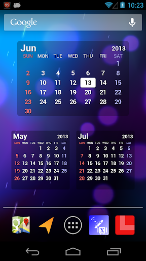 S2 Calendar Widget - عکس برنامه موبایلی اندروید