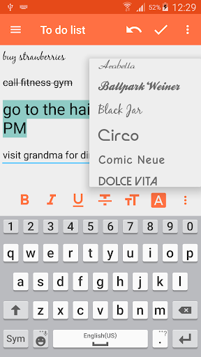 Text Editor - عکس برنامه موبایلی اندروید