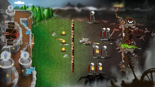 Grim Defender: Castle Defense - Gameplay image of android game