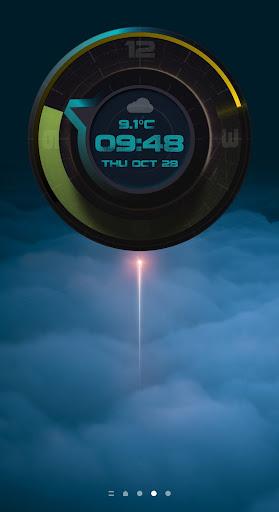 Clock Widgets With Weather - Image screenshot of android app