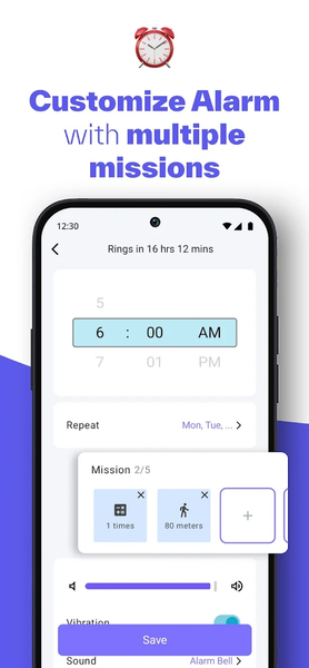 Alarmo - Smart Alarm Clock - عکس برنامه موبایلی اندروید