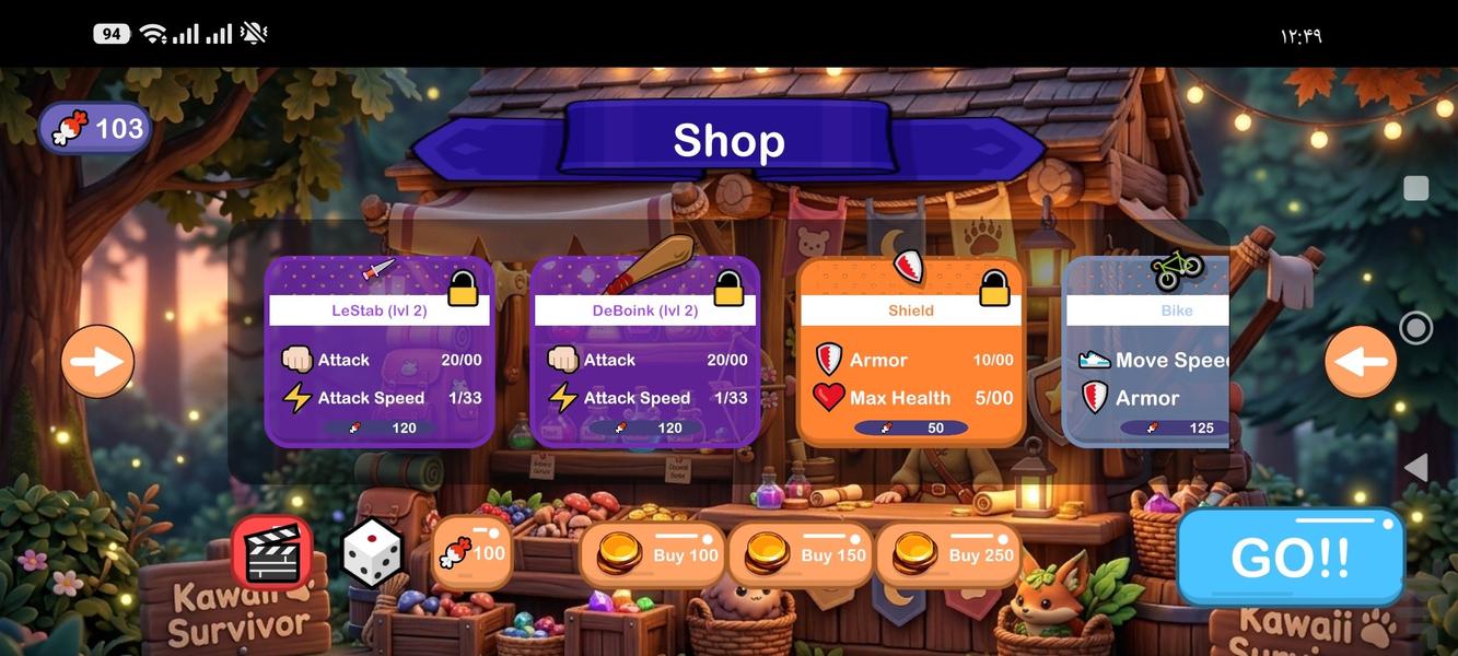 کاوایی بازمانده - Gameplay image of android game