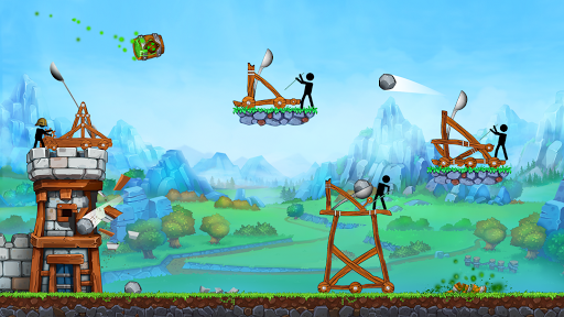 The Catapult - Stick man Throw - Gameplay image of android game