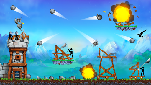 The Catapult - Stick man Throw - Gameplay image of android game
