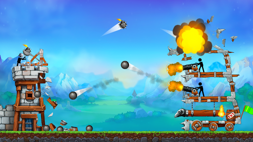 The Catapult - Stick man Throw - Gameplay image of android game
