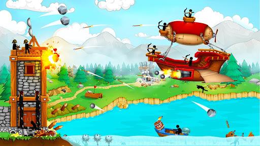 The Catapult: Clash with Pirates - Gameplay image of android game