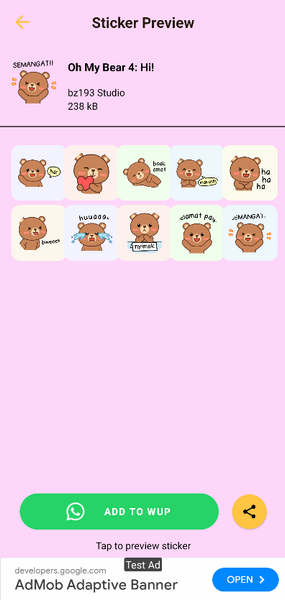 Stickzy - Animated WA Stickers - Image screenshot of android app