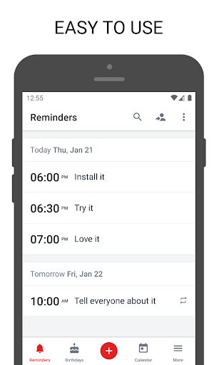 BZ Reminder - Image screenshot of android app