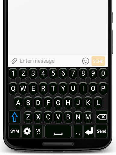 Black Keyboard - Image screenshot of android app