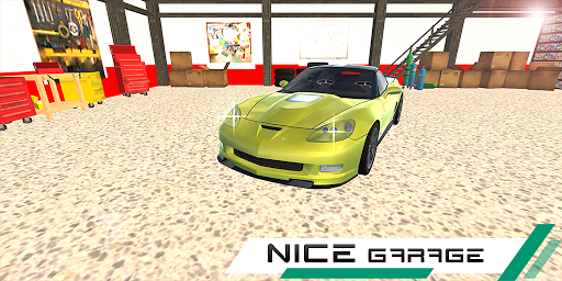 C6 Drift Car Simulator - Image screenshot of android app