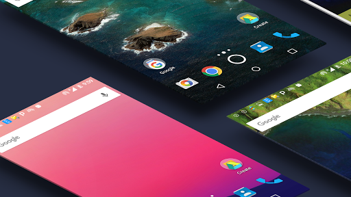 Nougat - Icon Pack - Image screenshot of android app