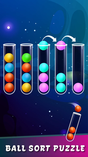 Ball Sort: Color Puzzle Game - Gameplay image of android game
