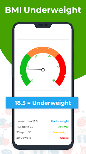 BMI Calculator - Check your BMI (Body Mass Index) - Image screenshot of android app