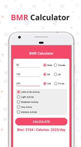 BMR Calculator - Calculate BMR Instantly - عکس برنامه موبایلی اندروید