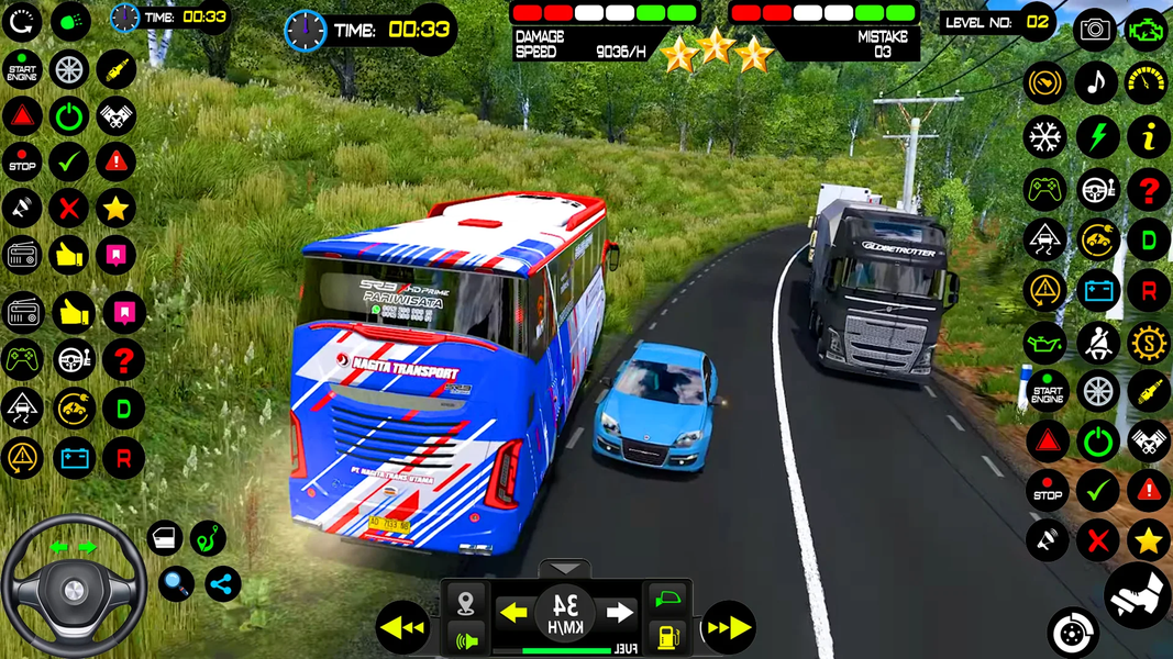 Bus Driving Euro Coach Bus - Gameplay image of android game
