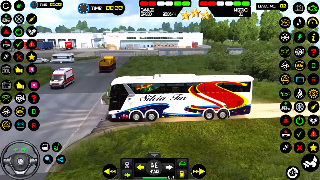 Bus Driving Euro Coach Bus - Gameplay image of android game
