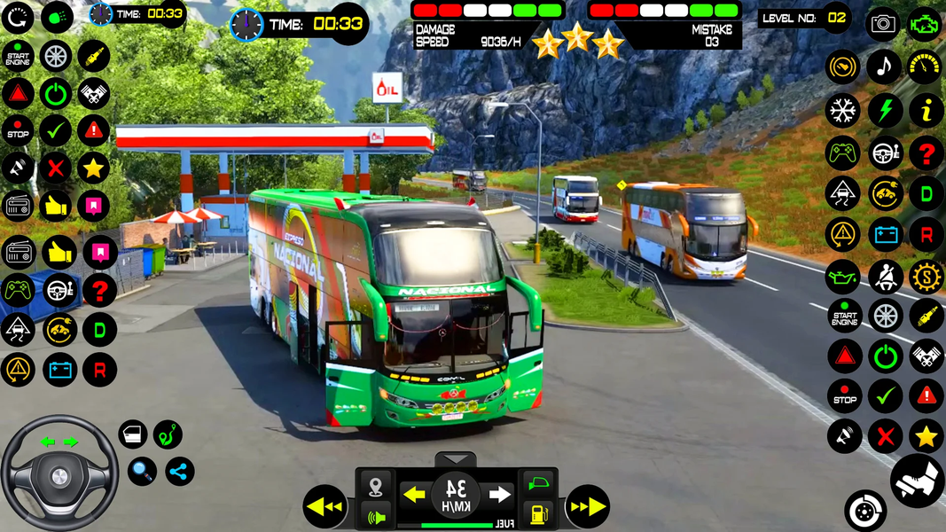 Bus Driving Euro Coach Bus - Gameplay image of android game