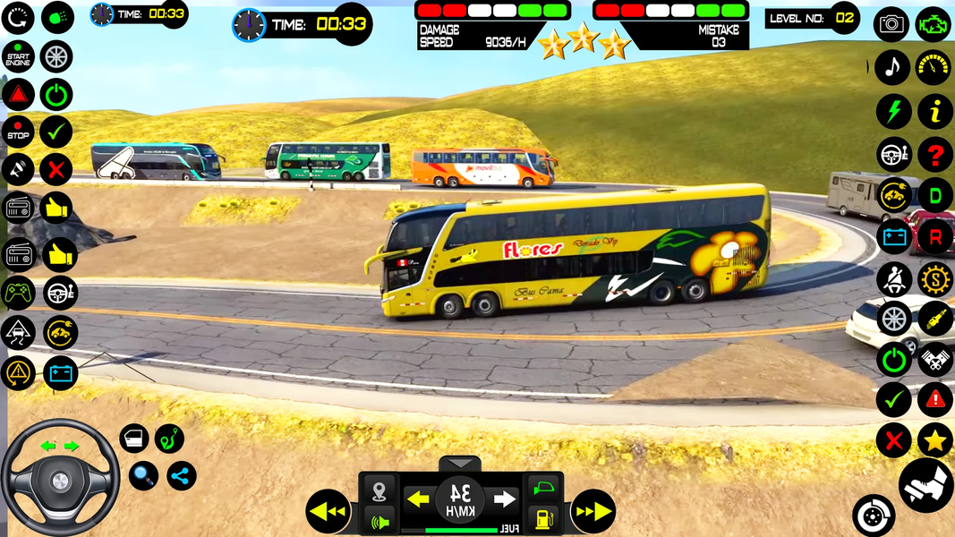 Bus Driving Euro Coach Bus - Gameplay image of android game