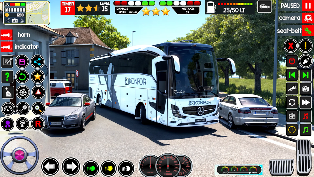 Euro Bus Games 3D Bus Driving - عکس بازی موبایلی اندروید