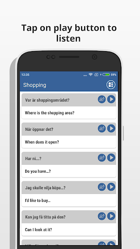 Learn Advance Swedish - Swedish Translator - Image screenshot of android app