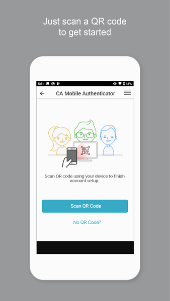 CA Mobile Authenticator - Image screenshot of android app