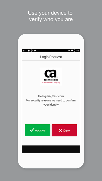 CA Mobile Authenticator - عکس برنامه موبایلی اندروید