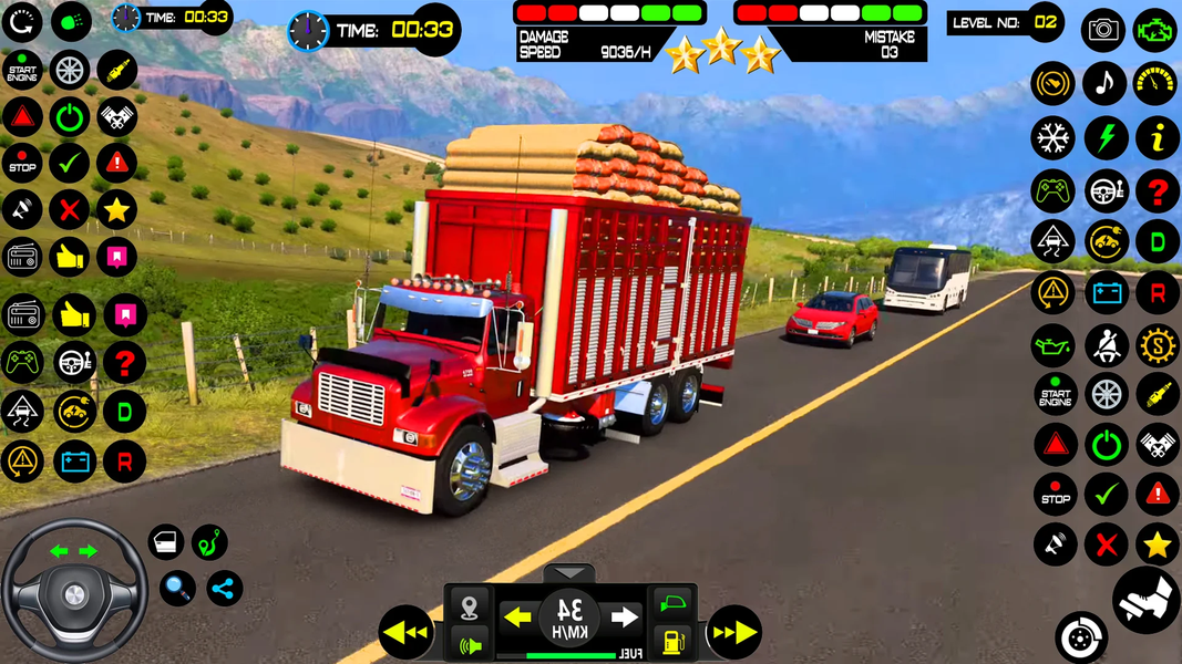 American Truck Cargo Games Sim - Gameplay image of android game
