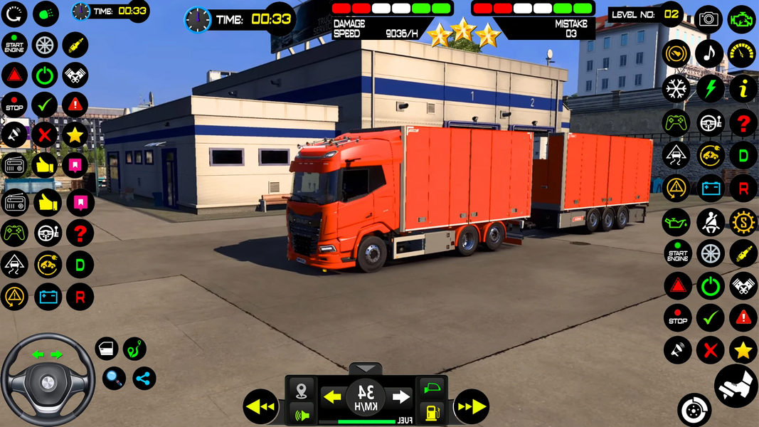 American Truck Cargo Games Sim - Gameplay image of android game