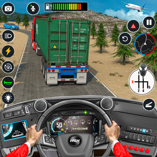 American Truck Cargo Games Sim - Gameplay image of android game