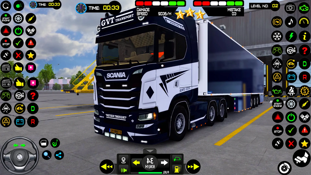 American Truck Cargo Games Sim - Gameplay image of android game