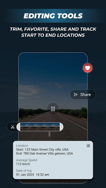 Car Camera: Speed & Time Stamp - Image screenshot of android app