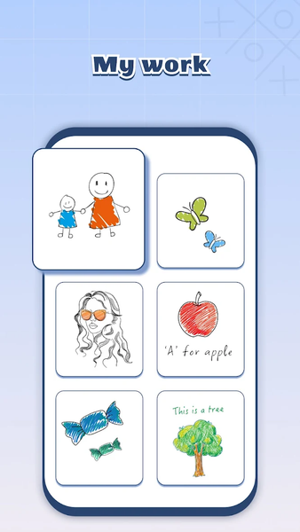 White Sketch Board - عکس برنامه موبایلی اندروید