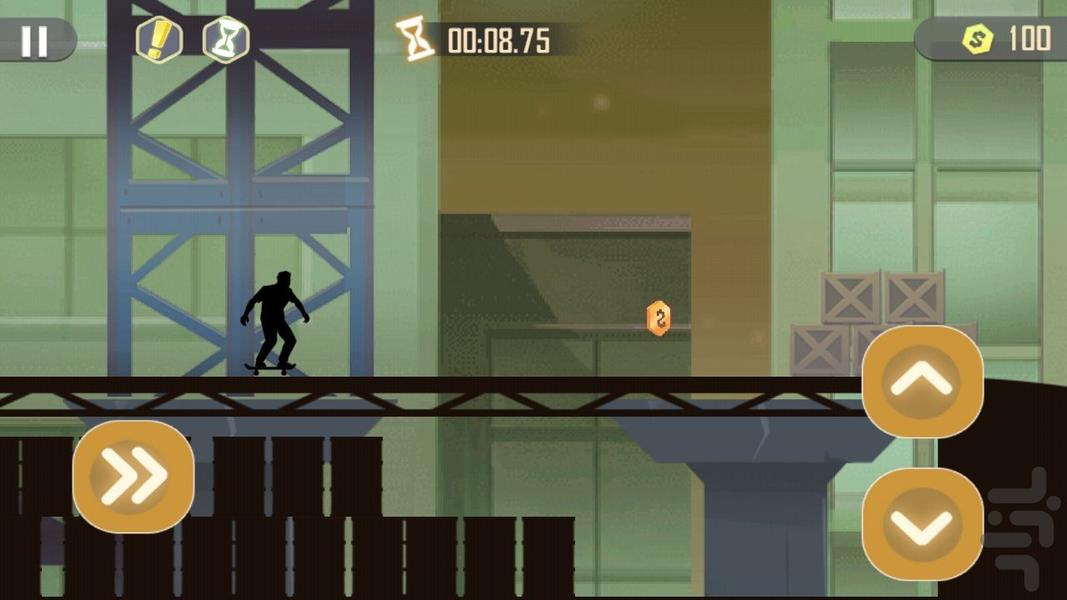 بازی اسکیت بورد (امتیازی) - عکس بازی موبایلی اندروید
