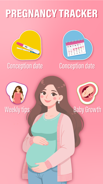 Pregnancy Tracker & Calculator - عکس برنامه موبایلی اندروید