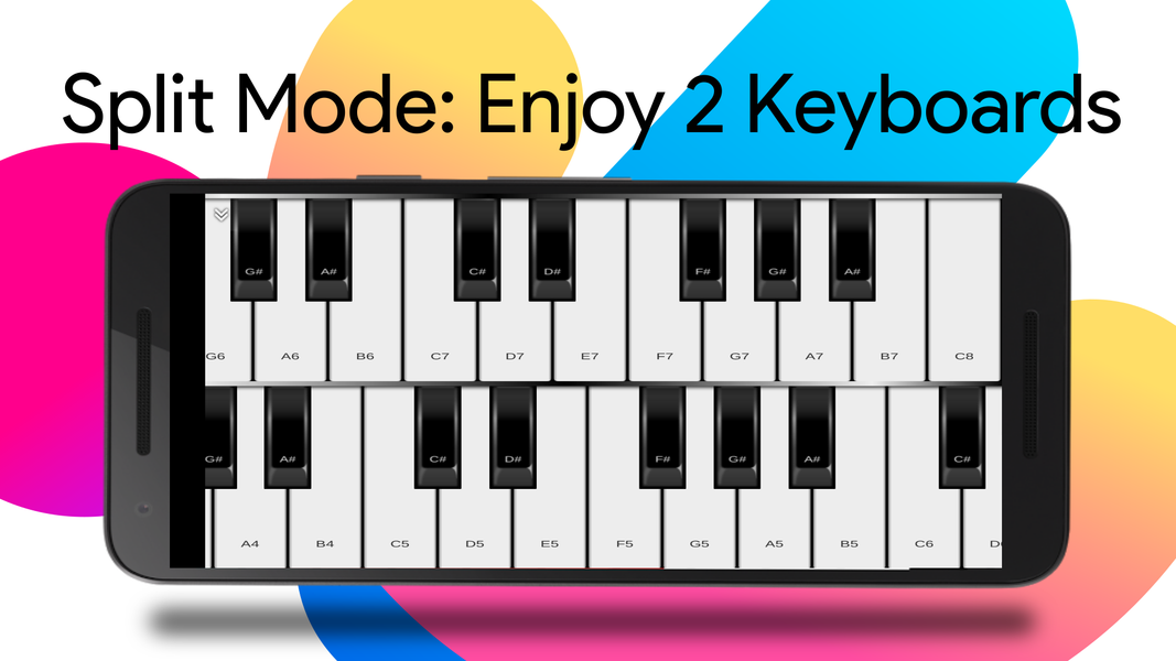 Piano - Real Sounds Keyboard - Image screenshot of android app