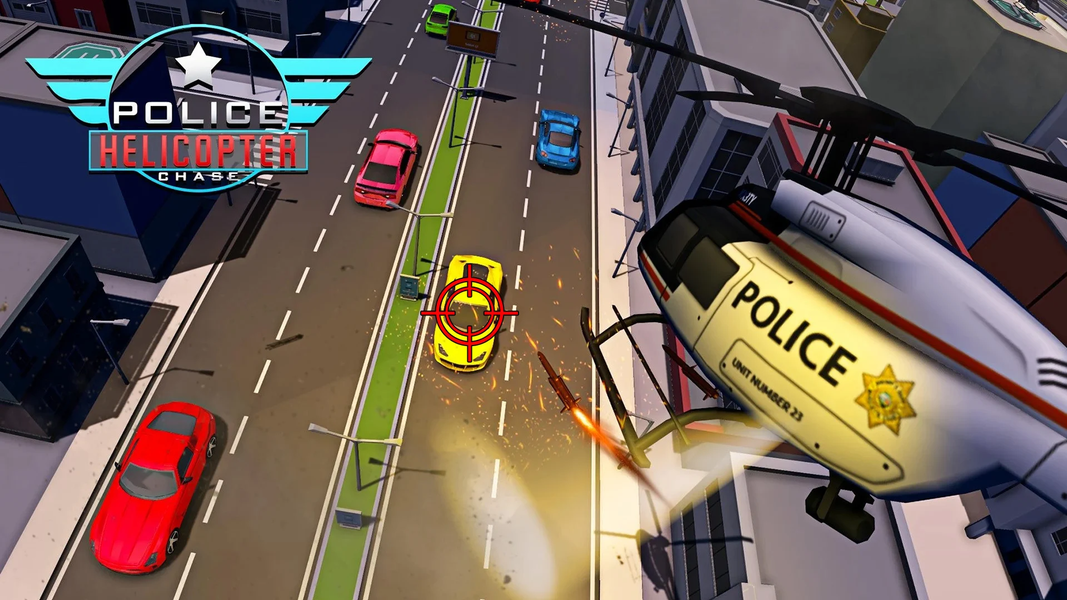 Police Helicopter Chase Game - عکس بازی موبایلی اندروید