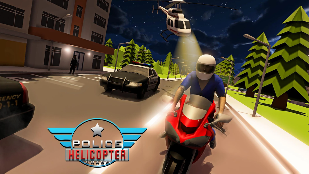Police Helicopter Chase Game - عکس بازی موبایلی اندروید