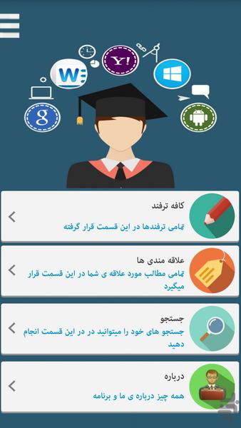 کافه ترفند - Image screenshot of android app