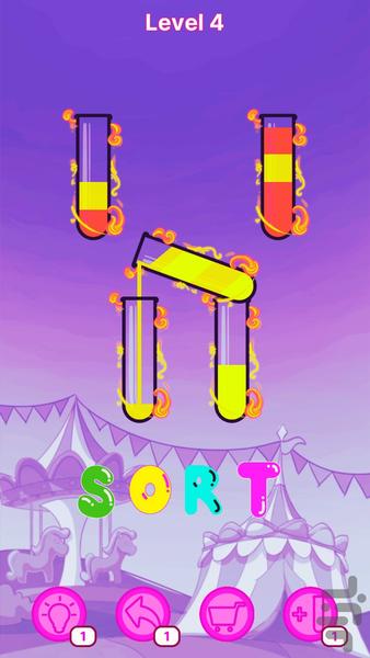 Games Sort Color Puz - Gameplay image of android game