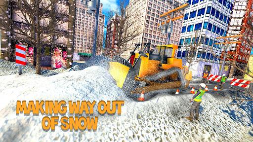 Real JCB Snow Excavator 3D - Image screenshot of android app