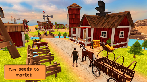 US Tractor Games Farming Games - Gameplay image of android game