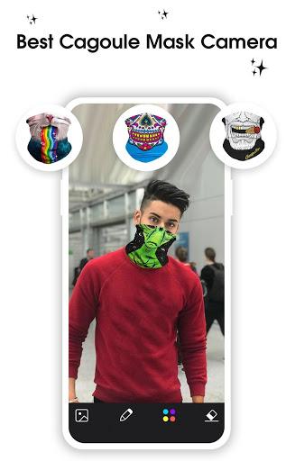 Cagoule Mask Half Face - Ghost Mask Photo Editor - عکس برنامه موبایلی اندروید