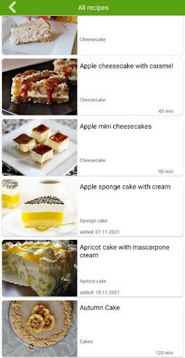 Cake recipes - عکس برنامه موبایلی اندروید