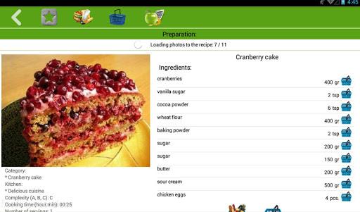 Cake recipes - عکس برنامه موبایلی اندروید