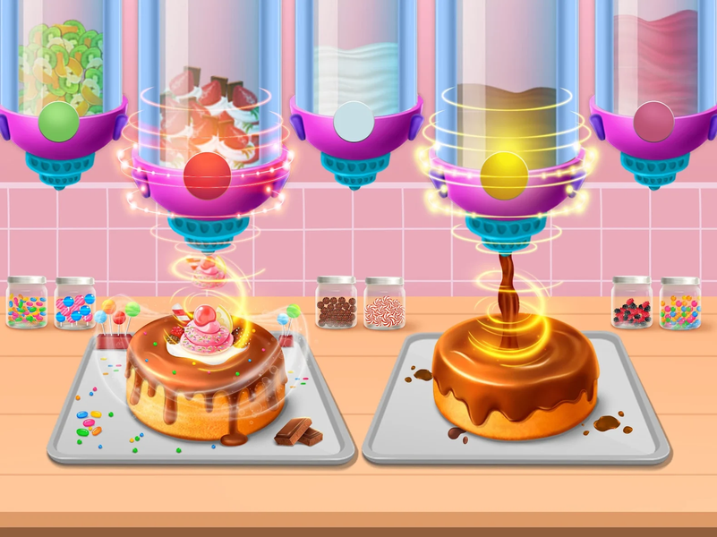 Cake Maker Baking Kitchen - Gameplay image of android game