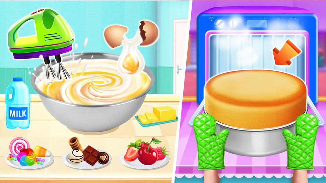 Cake Maker: DIY Cake Games - عکس بازی موبایلی اندروید