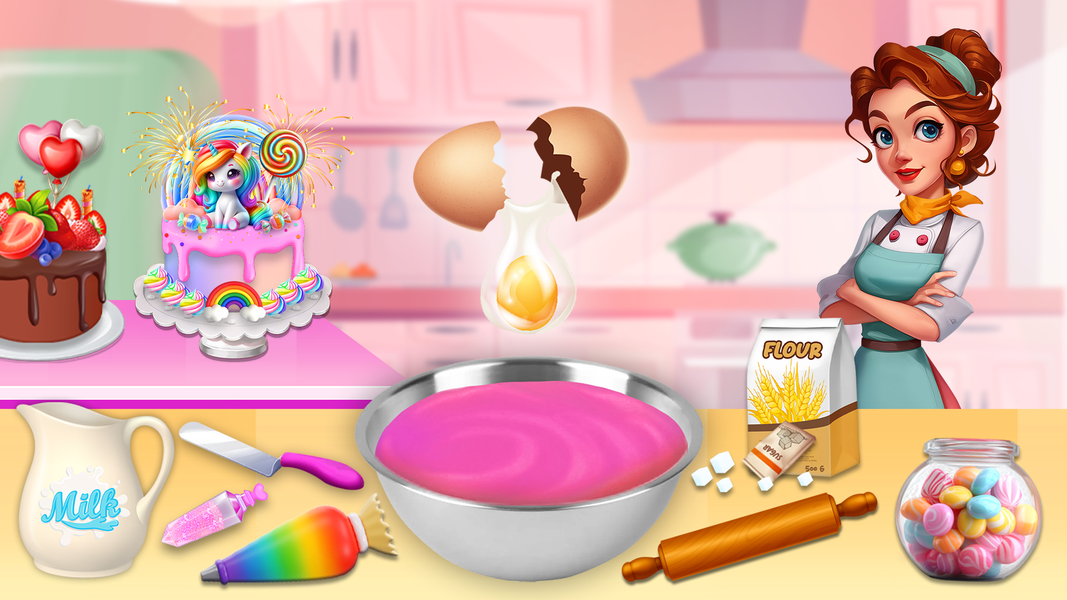 Cake Maker: DIY Cooking Games - عکس بازی موبایلی اندروید