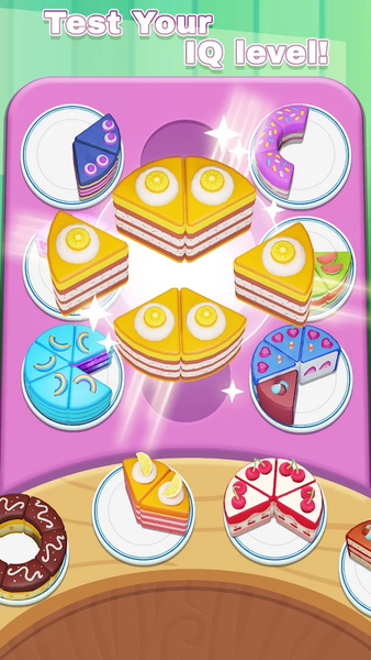 Cake Sort 3D - Gameplay image of android game