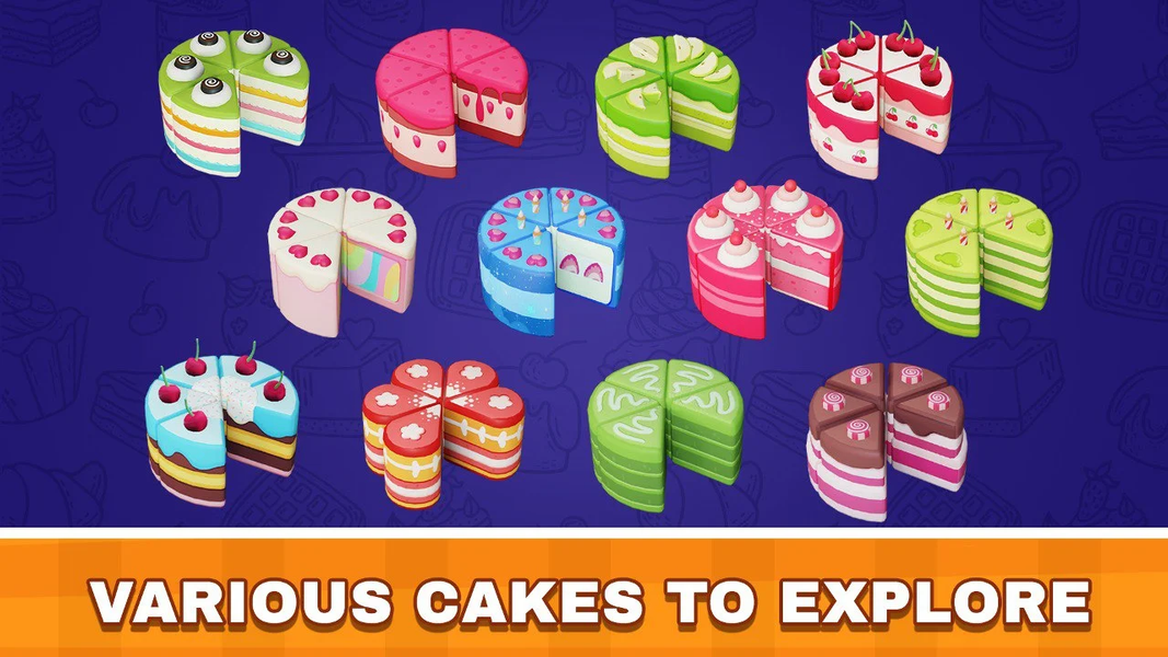 Cake Sort 3D - Gameplay image of android game